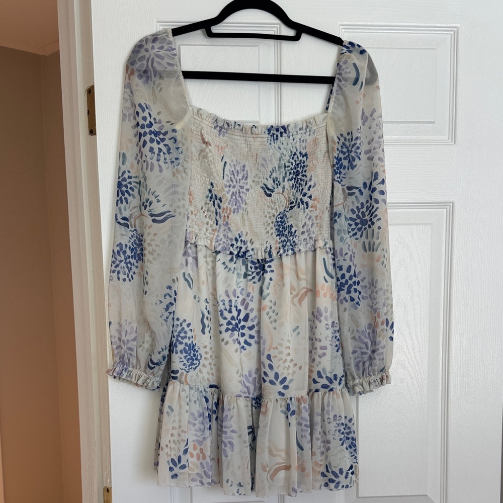 Aritzia Floral Long Sleeve Dress - XS